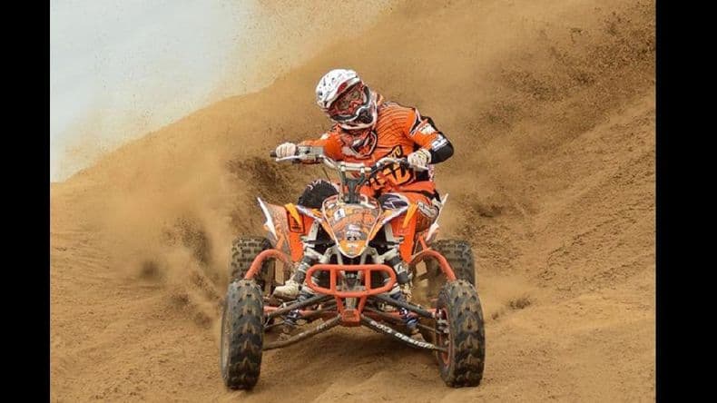 Agustín Plencovich y una buena labor en el Enduro de Verano de cuatriciclos
