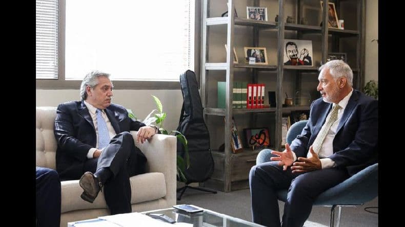 Alberto Fernández recibió el compromiso de Fonplata-Banco de Desarrollo