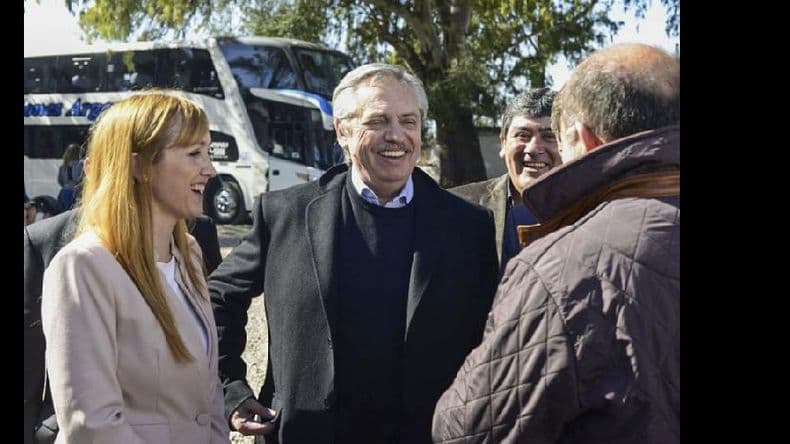 Alberto Fernández respaldó en Mendoza a la candidata a gobernadora