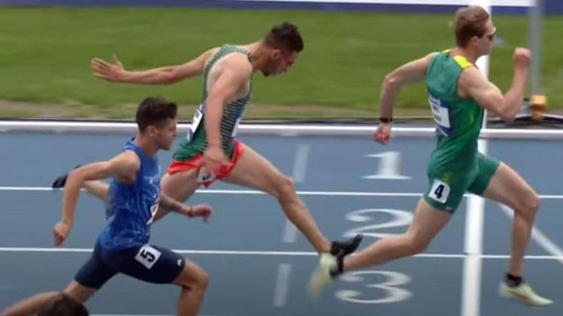 Alexis Chávez otra vez brillante en París: logró el bronce en los 100 metros