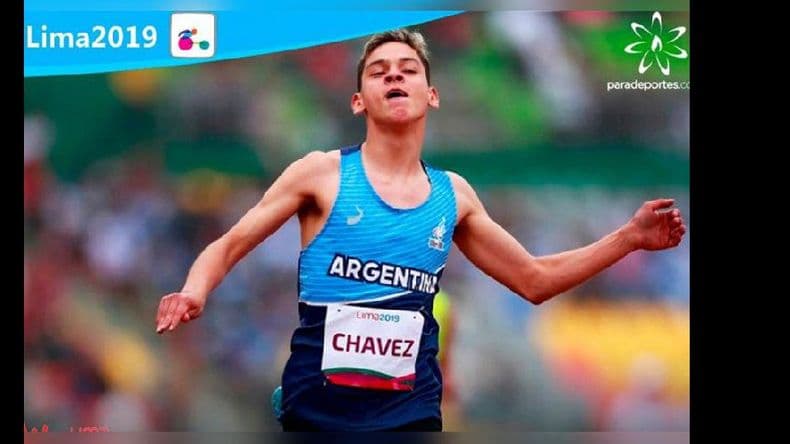 Alexis Chávez se colgó su segunda medalla dorada en los Parapanamericanos