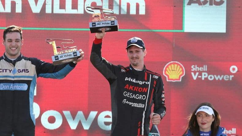 Alfonso Domenech logró su primer podio en el TC Pista: finalizó tercero en El Villicum