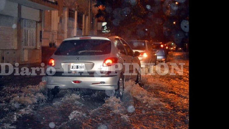 Más allá de su intensidad, la tormenta no causó mayores inconvenientes en el Partido