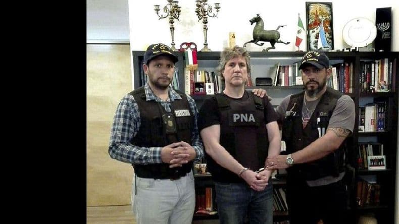 Boudou quedó detenido en Ezeiza por supuesto enriquecimiento ilícito
