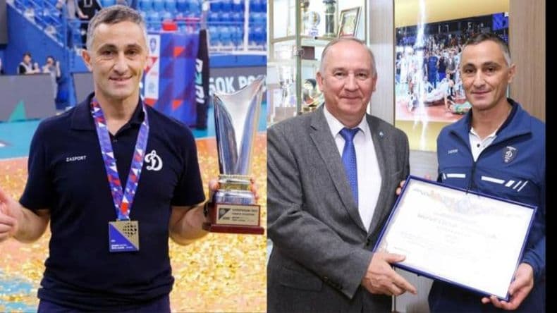 Andrés Esper, el pergaminense que triunfa como preparador físico en la elite del voleibol
