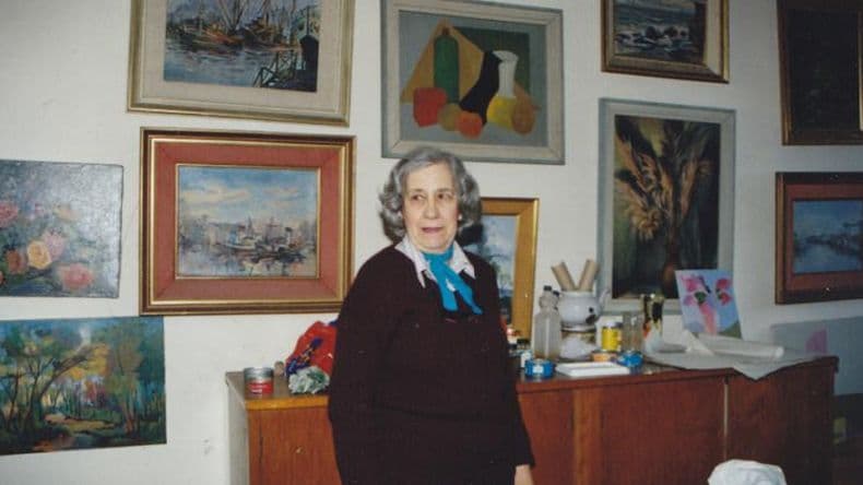 Angela Períes Carreño, una vida dedicada a la docencia y a las artes plásticas