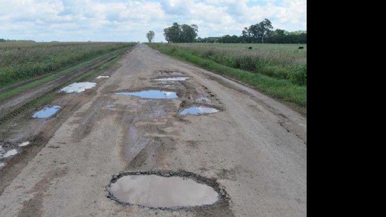 Se disipan las expectativas de lograr obras para repavimentar el camino Guerrico-La Violeta