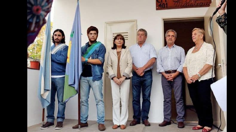 El jueves, funcionarios municipales participaron de un acto en el Centro de Formación Profesional Nº 401