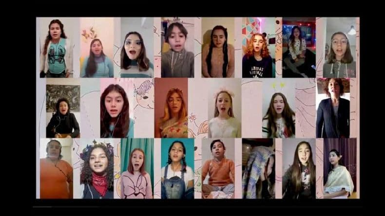 El Coro de Niños presentó en sus redes un nuevo video