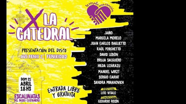 El domingo 21 se realizará en San Nicolás “Te regalo una canción”