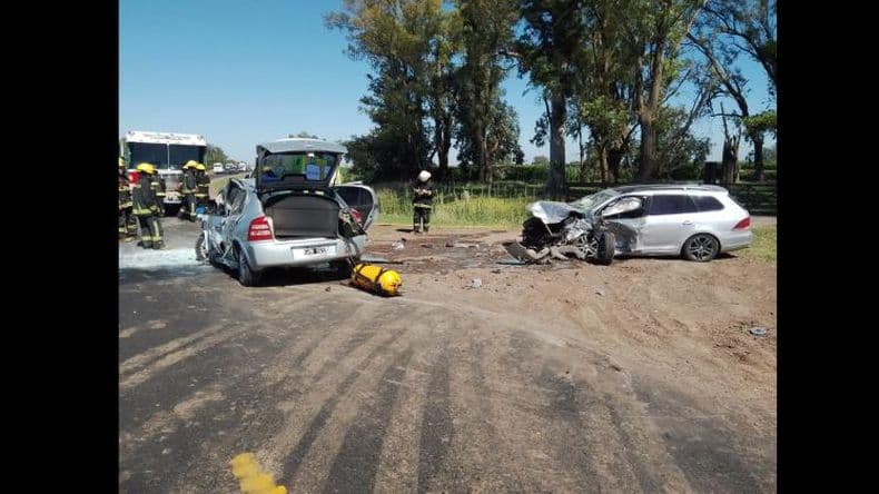 Dos heridos en un choque entre Fontezuela y Urquiza