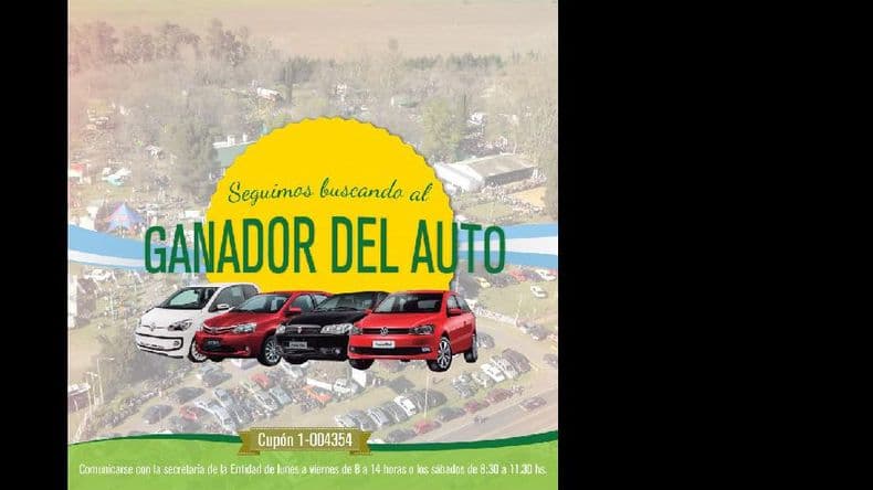 Buscado: no aparece el ganador del auto de La Rural