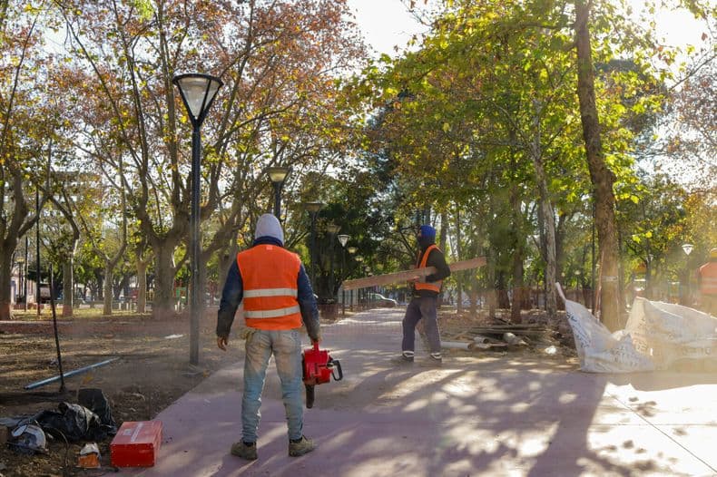 Las plazas del corazón de Pergamino renacen con una visión inclusiva, patrimonial y urbana