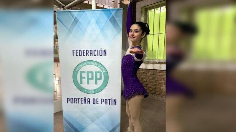 New Skate en el Metropolitano de patín artístico: tercer puesto para Avril Rocetti