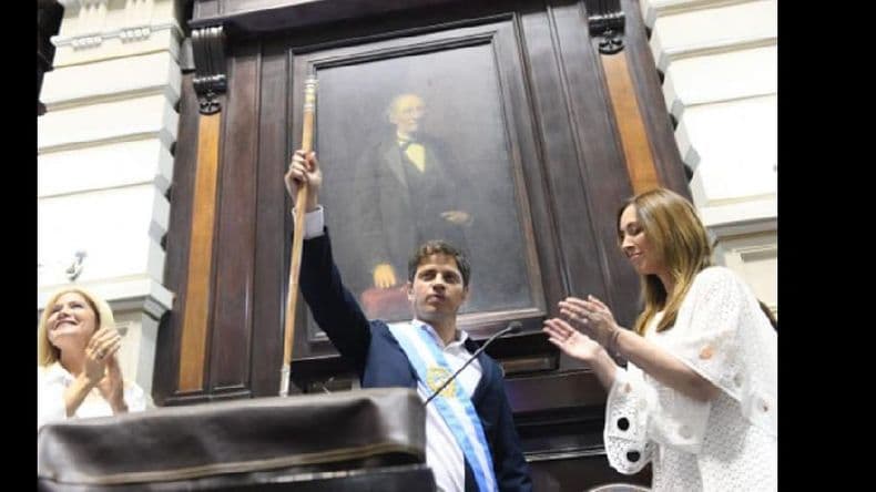Asumió Kicillof con un discurso centrado en la “herencia” de Vidal