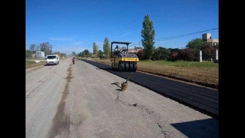 Pusieron en marcha la repavimentación de un tramo de Pellegrini