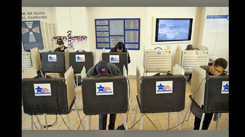Los estadounidenses votaron en las primarias en cinco grandes estados