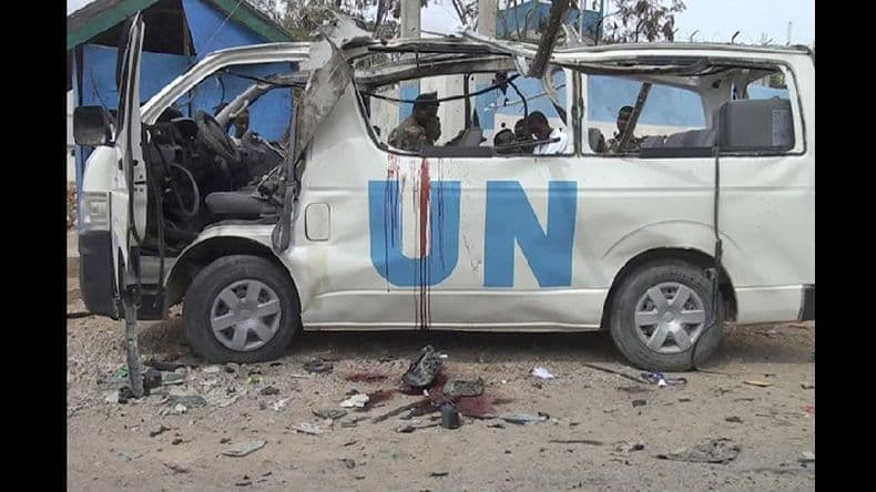 Un ataque con explosivos a un autobús de la ONU en Somalia dejó 7 muertos