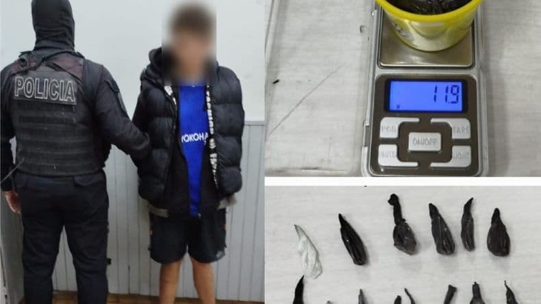 La Policía Local detuvo a un joven que trasladaba 21 dosis de cocaína del narcomenudeo