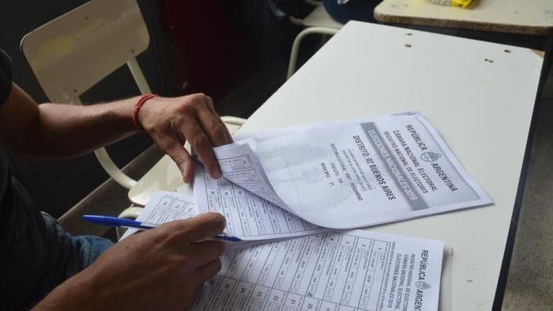 Mesas y lugares para votar en Pergamino