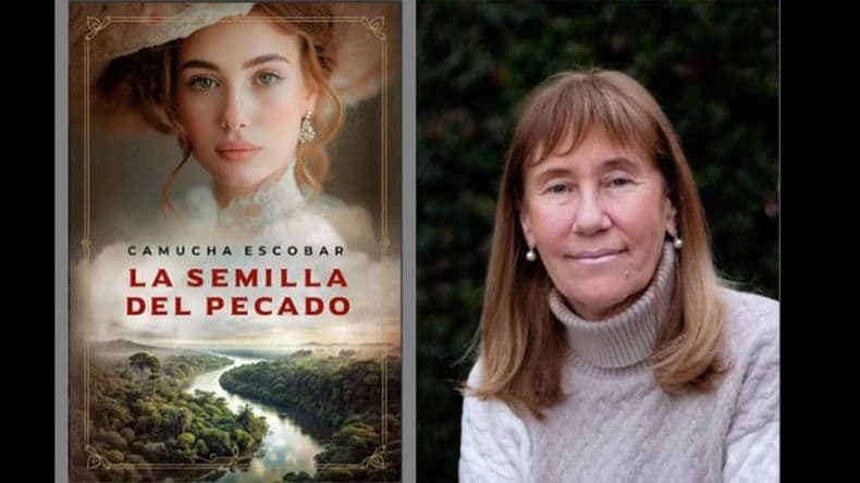 Camucha Escobar acaba de editar su nueva novela: "La semilla del pecado"