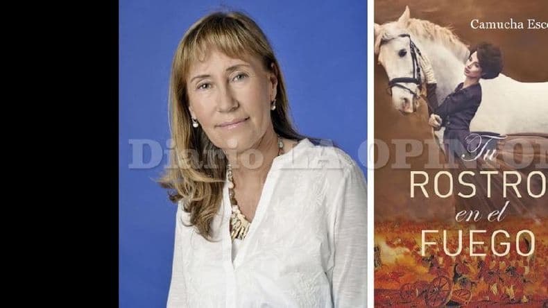 Camucha Escobar lanzó su segunda novela “Tu rostro en el fuego”