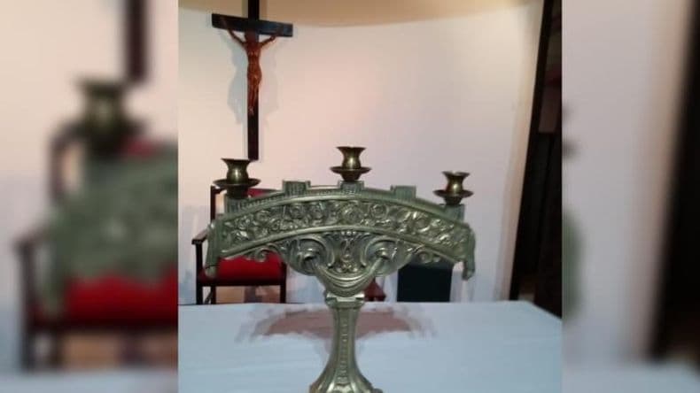 El párroco de la capilla Guadalupe agradeció a las autoridades por el esclarecimiento del robo
