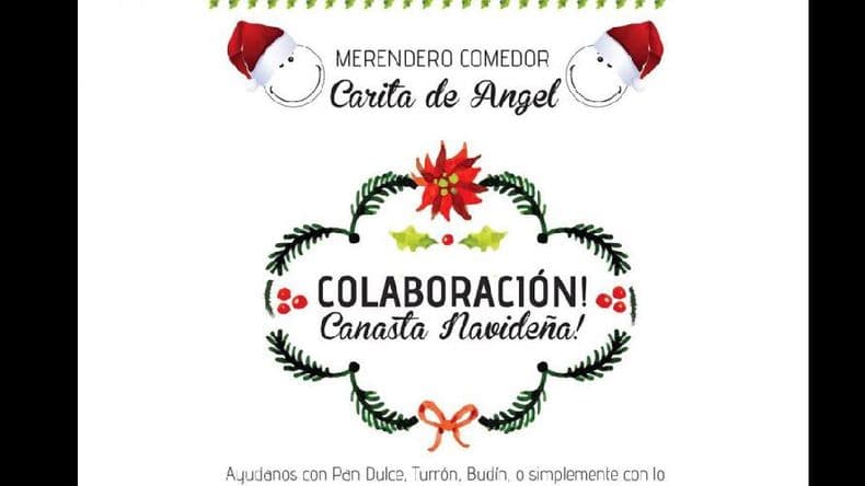 El merendero “Carita de ángel” desarrolla una colecta de comestibles navideños