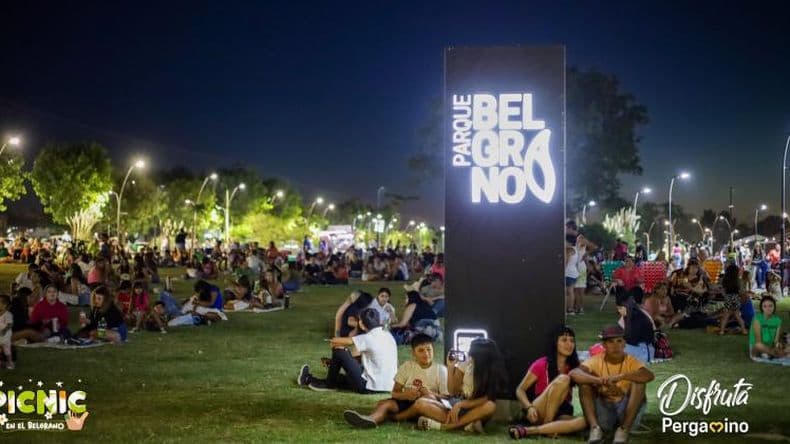 "Pícnic en el Parque Belgrano", una propuesta que convocó a miles