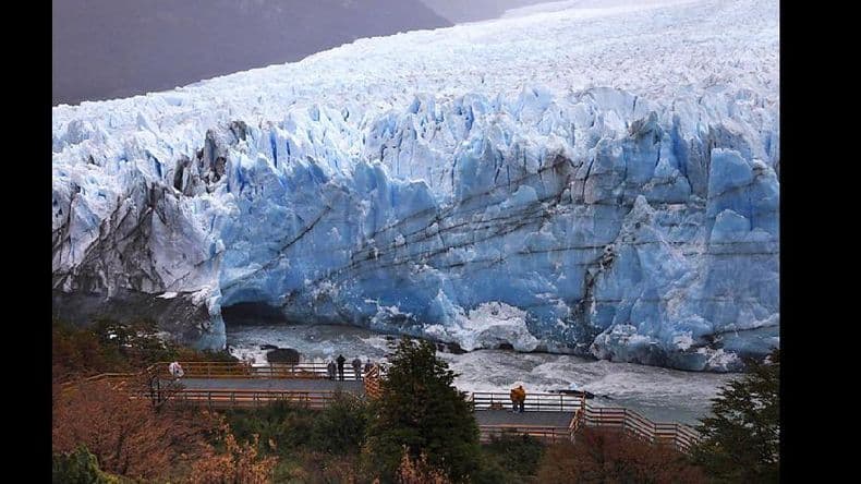 El Glaciar Perito Moreno inició su ciclo de cierre que anticipa una ruptura