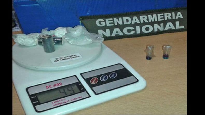 Gendarmería Nacional secuestró drogas y armas en diferentes procedimientos