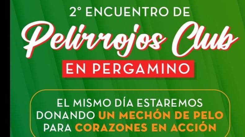 Segundo encuentro de pelirrojos en Pergamino