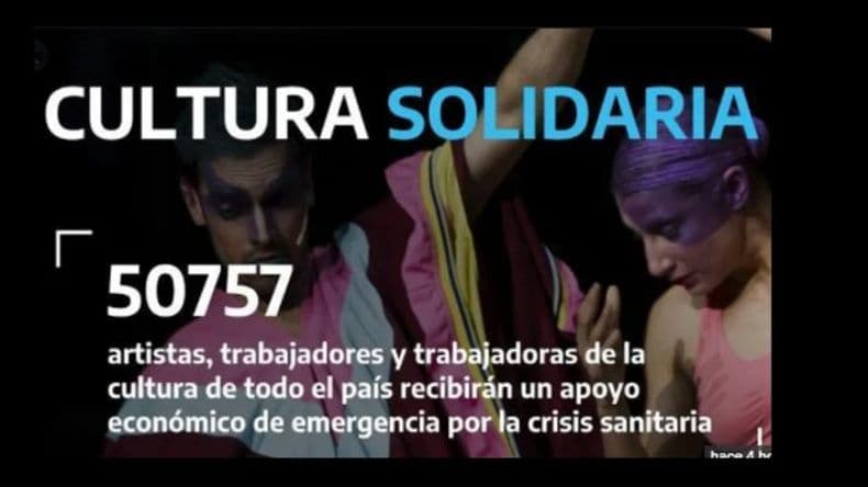 Más 50 mil trabajadores recibirán apoyo extraordinario del Ministerio de Cultura