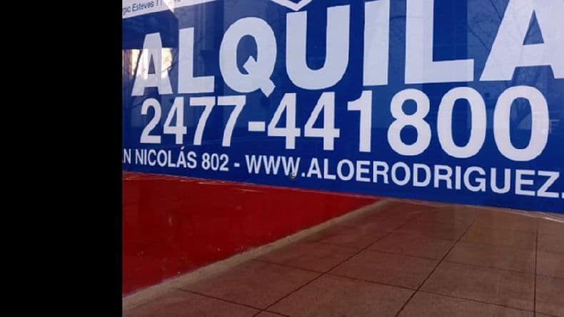 Locales comerciales vacíos, la postal pergaminense de todas las cuadras