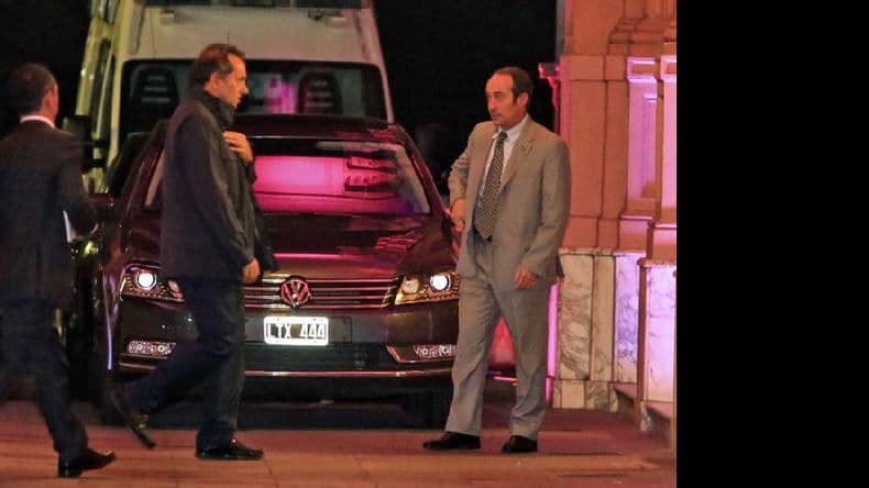 Daniel Scioli se reunió con Zannini en la Casa Rosada