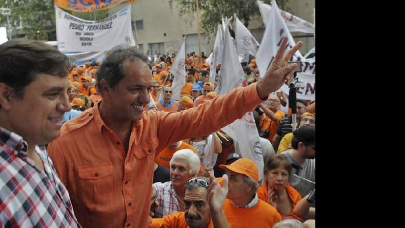 Daniel Scioli identificó a Macri como su “adversario político”