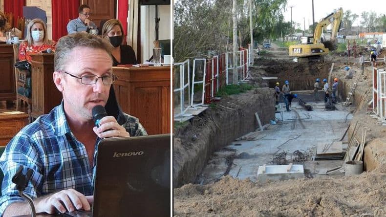 Diego Basanta: "La Provincia no ha realizado ni un solo metro de desagües"