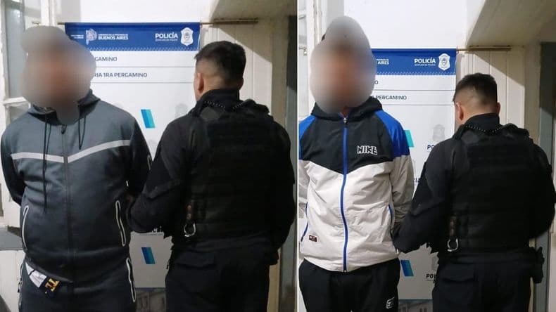 La brigada motorizada aprehendió a dos sujetos que trasladaban dosis de cocaína y marihuana en moto