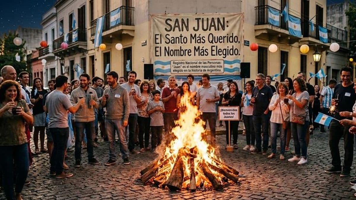 De San Juan Bautista al DNI: el nombre más elegido de los argentinos