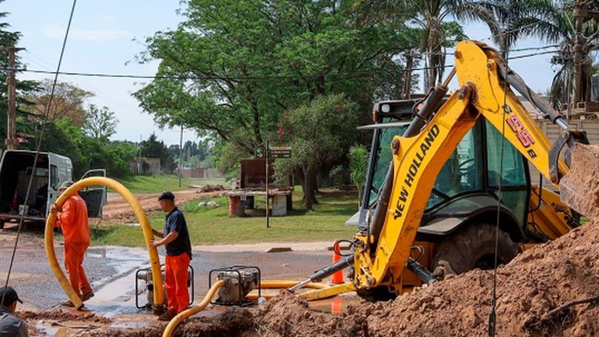 Pergamino: Habrá baja presión e interrupción temporal en varios barrios por obras en la red de agua potable.