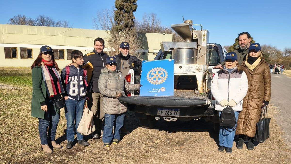 Rotary Club fortalece la educación con una valiosa donación a la Escuela Agrotécnica de Pergamino