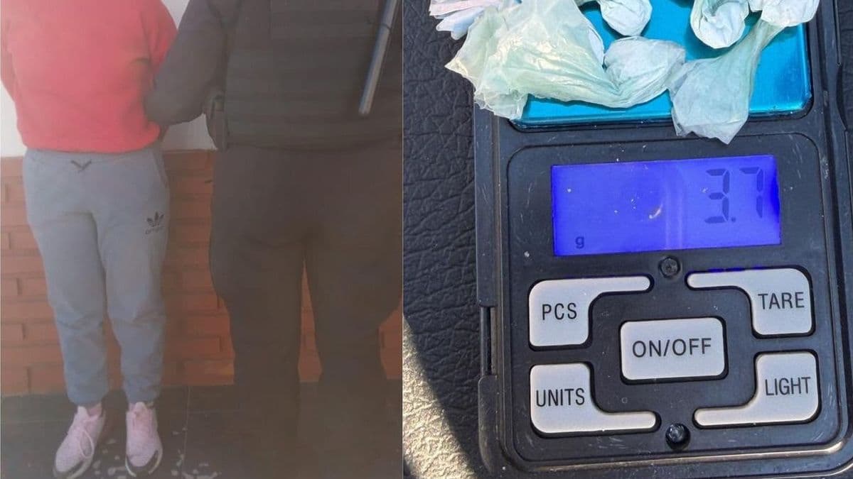 Detuvieron a una joven con 12 dosis de cocaína y descubrieron que tenía un pedido de captura