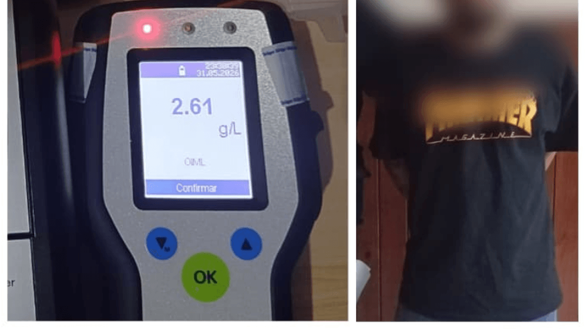 Villa Ramallo: Conducía con 2,61 gramos de alcohol en sangre y fue aprehendido