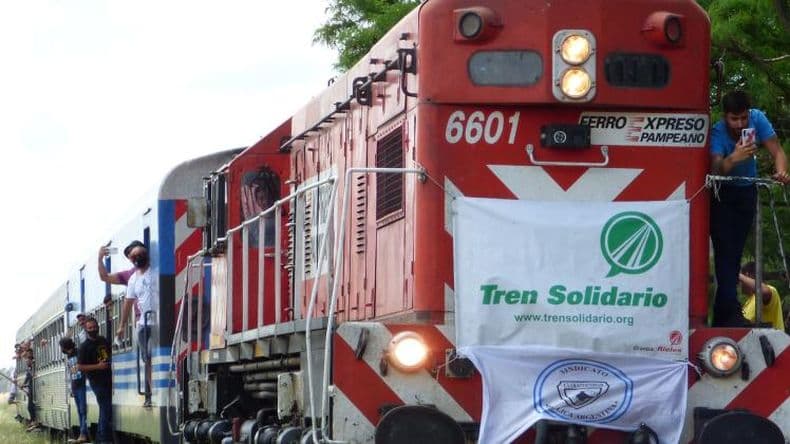 Parte desde Retiro el Tren Solidario que llegará este jueves a Pergamino