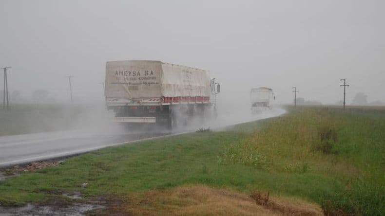 Un feriado lluvioso y frío en Pergamino