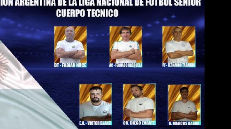 Un pergaminense en el cuerpo técnico del seleccionado nacional de fútbol Senior