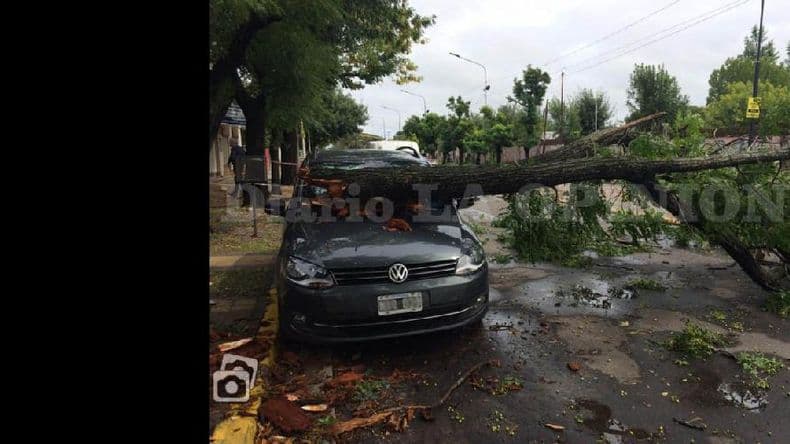 Un fuerte temporal azotó Pergamino dejando barrios sin luz y agua potable