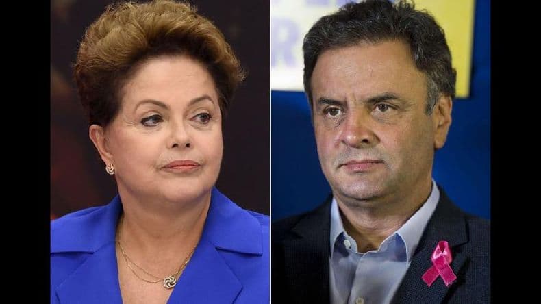 Rousseff y Neves chocan sobre corrupción a un día del balotaje en Brasil