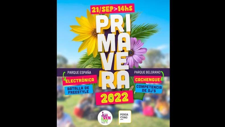 Pergamino prepara la fiesta de la Primavera y habrá distintas actividades
