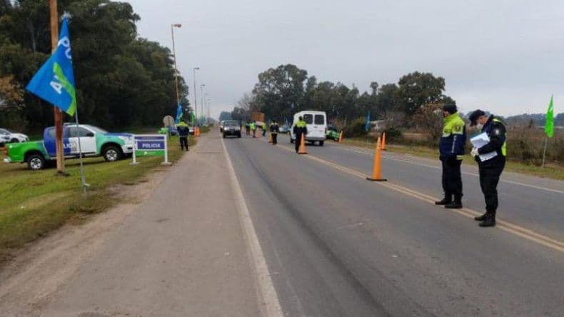 Controles viales: más de 30 puestos en rutas nacionales